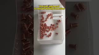 Copper Plated Spot Welding Screws：Copper Plated Welding Studs Spot Welding Screwsshorts [upl. by Lorie960]