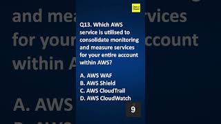 Q13 AWS Cloud Practitioner Exam 1 [upl. by Jordanna]