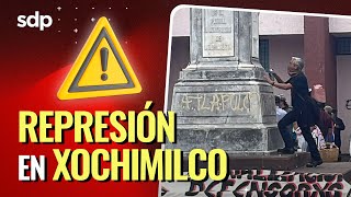 ¿Qué pasó en XOCHIMILCO 😨🌼 Acusan REPRESIÓN 😰 CULPAN al ALCALDE 😤 [upl. by Mommy]