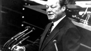 19691028  Willy Brandt  Wir wollen mehr Demokratie wagen [upl. by Pantheas869]