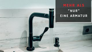 Die Musthave Armatur von Hansgrohe – Eleganz und Hightech für Deine Küche [upl. by Pembrook371]