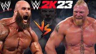 Braun Strowman vs Brock Lesnar [upl. by Fabozzi]