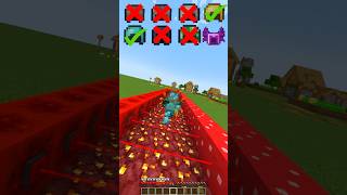 Armor Test vs Laser Damage in Minecraft shorts meme skibidi memesmp4 [upl. by Malkah]