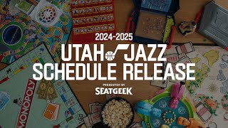 GAME ON 🎲 🗓️ 202425 SCHEDULE RELEASE  UTAH JAZZ [upl. by Tallbot]