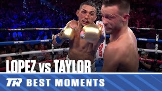 Teofimo Lopez Dominates Josh Taylor  BEST MOMENTS [upl. by Iiette891]