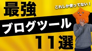 ブログ運営のおすすめ必須ツール11選！【これだけで月100万円いけます】 [upl. by Columbus149]