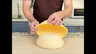 Banneton Bread Proofing Basket for sourdough bread [upl. by Ocirred400]