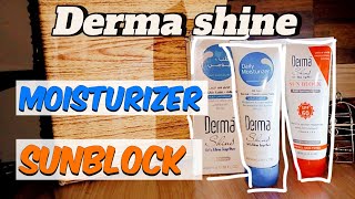 Derma shine moisturizer and sunblock🌟reviewumaimaslookbook [upl. by Nyhagen760]