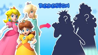 Redesigning the Mario princesses  speed paint  commentary  Willoworyx [upl. by Kila]