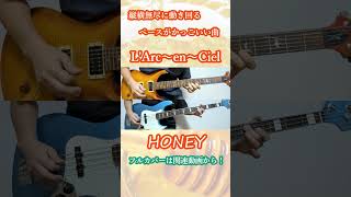 縦横無尽のベース HONEY 【LArc～en～Ciel】 [upl. by Dlorad]