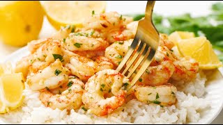 Air Fryer Shrimp  with Garlic Butter [upl. by Nawtna272]