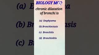 chronic dilatation of bronchi iseducationvideoneetexamstudy [upl. by Carlo871]