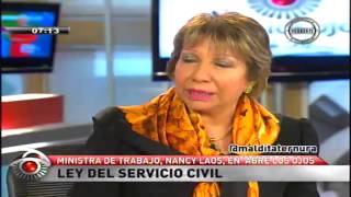 Abre los ojos con Beto Ortiz  Nancy Laos Ministra de Trabajo 12  100713 [upl. by Strickman]