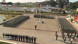 مراسيم تحية العلم بالمعهد الملكي للشرطة PoliceMaroc [upl. by Yeslrahc817]