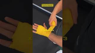 How to wrap your hands for boxing 🥊 using the TK 180 inches elastic hand wraps 💯 [upl. by Genny144]