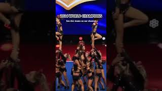 See ALL 2024 Cheerleading Worlds winners on our channel [upl. by Vaientina]