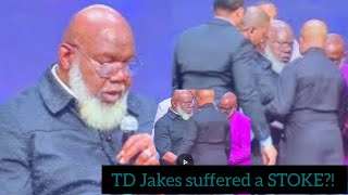 TD Jakes suffered a stroke and collpssed during a sermon this is heartbreaking 😭 [upl. by Lledor]