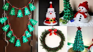 5 Easy Christmas Home Decoration IdeasChristmas Crafts Christmas Decoration Ideas [upl. by Zuzana]