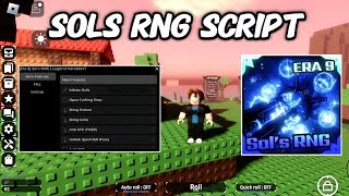 Era 9🌌Sols RNG Script Pastebin AutoRoll AutoSkip Fast AutoCollect All Potion Coins [upl. by Nagram]