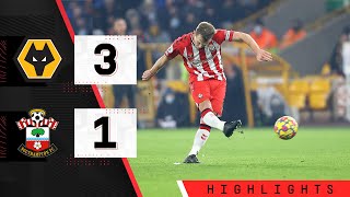 90SECOND HIGHLIGHTS Wolves 31 Southampton  Premier League [upl. by Eidua710]