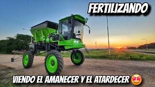 FERTILICÉ 20 HORAS sin PARAR 52 TONELADAS en 315 has con la JACTO [upl. by Eyram]