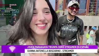 Joven paraguaya triunfa como streamer en España [upl. by Lletnuahs409]