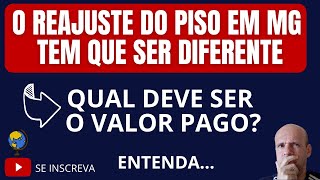 REAJUSTE DO PISO DA EDUCAÇÃO EM 2024 PARA MINAS GERAIS TEM QUE SER DIFERENTE  ENTENDA [upl. by Cleland415]