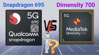 Qualcomm Snapdragon 695 5g vs Mediatek dimensity 700 5g⚡ TechToBDofficial ⭐ 695vs700 695 [upl. by Aenert]