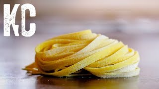 HOW TO MAKE FRESH PASTA  Pasta alla Chitarra Recipe [upl. by Sira]