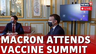 Emmanuel Macron French Speech  Paris Vaccine Summit 2024 Live  Macron Speech On Vaccine  N18G [upl. by Mars867]