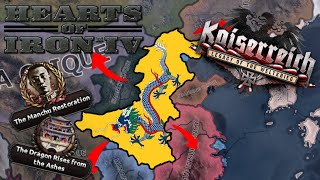 Restoring the Great Qing Empire in Kaiserreich  Hearts of Iron IV [upl. by Moreland]