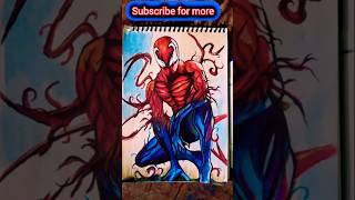 Drawing toxin symbiote voiceover for 1st timell venom3 drawing symbiote venom [upl. by Fayola]