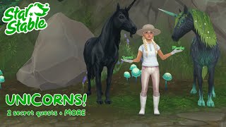 UNICORNS 2 secret quests  MORE  Star Stable Online [upl. by Ahsya]