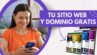 CÓMO HACER UNA PÁGINA WEB CON DOMINIO GRATIS EN CANVA  2024✅ [upl. by Nirroc]