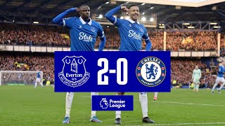 PREMIER LEAGUE HIGHLIGHTS EVERTON 20 CHELSEA [upl. by Ydrah114]