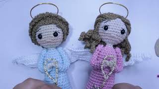 ANGELES AMIGURUMI TEJIDOS A CROCHET PESEBRE [upl. by Milman]