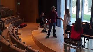 Conducting masterclass with Ennio Nicotra Excerpt from lesson on Brahms I 4th mov [upl. by Malvino]