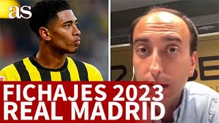 RENOVACIONES Y FICHAJES REAL MADRID 2023 BELLINGHAM HAZARD  AS [upl. by Oinimreh]