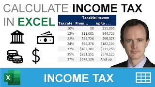 An Excel function to calculate income tax  and why you should automate more [upl. by Mcgannon]