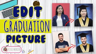 How to EDIT Graduation Picture using Photoshop  Tutorial [upl. by Ferdinande]