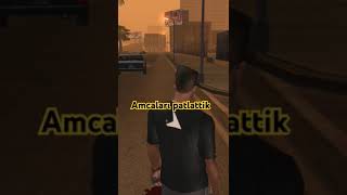 Amcalar havaya uçtu gtasanandreas games gaming youtubeshorts youtube [upl. by Ynnad]