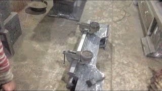 How to make lathe machine fitting technical machine machinelearning technology trending machine [upl. by Scevour]