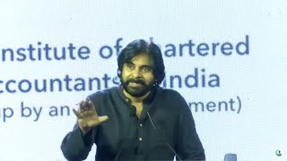 Chief Guest Sri Pawan Kalyan Speech  International Conference of CA Students 3rd Dec 22 FinCourse [upl. by Holsworth]