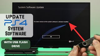 How to Update PS4 System Software with USB Flash Drive [upl. by Ellwood]