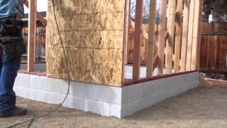 How To Install OSB Wall Sheathing or Panels [upl. by Nnayr542]