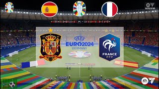 ESPAÑA vs FRANCIA ⚽ SEMIFINAL EURO 2024 ⚽ EA FC24 ⚽ PSD1EZ ⚽ [upl. by Dunseath12]