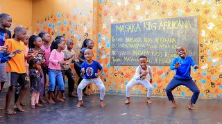 Masaka Kids Africana Dancing Mood  quotGood Vibesquot [upl. by Amasa137]