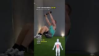 How To Do Weighted Sit Ups With Dumbbells MUSCLES WORKED  LiveLeanTV [upl. by Morez]