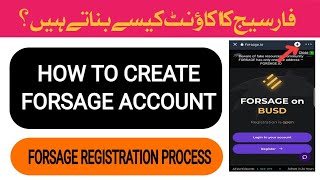 how to create forsage account in pakistan  forsage registration process  bright knowledge [upl. by Cindelyn]