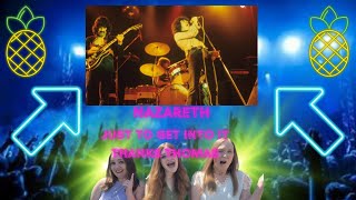 Donnas New Lyrics  Nazareth  Just To Get Into It  Kathy And Donna Reaction [upl. by Hardwick871]